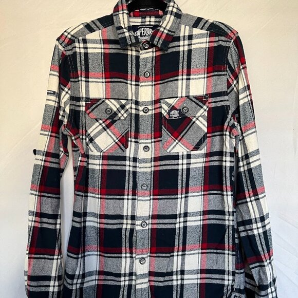 Superdry Lumberjack Shirt Size L - Picture 2 of 8
